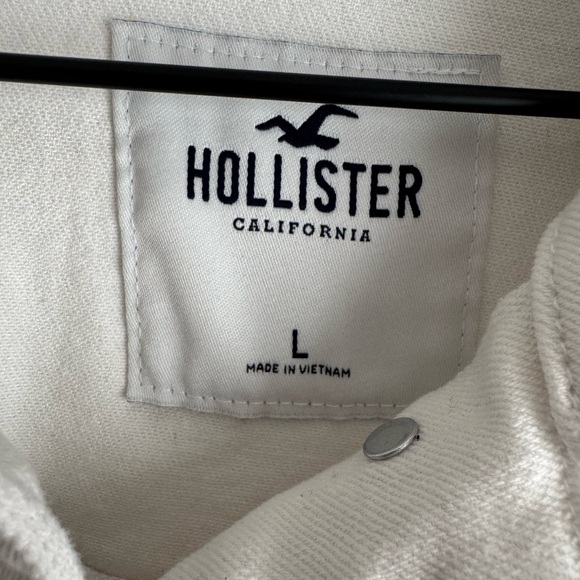 Hollister Women's Cream Jean Jacket - Picture 2 of 3